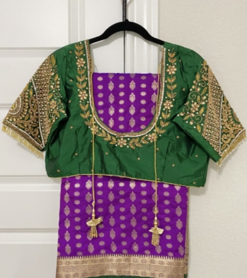 Semi stitched saree blouse