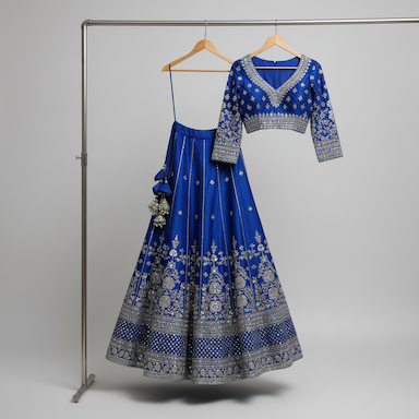 Lehnga/Skirt (without Cancan, 2 Piece)